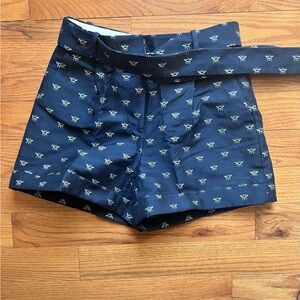 J crew dressy belted shorts